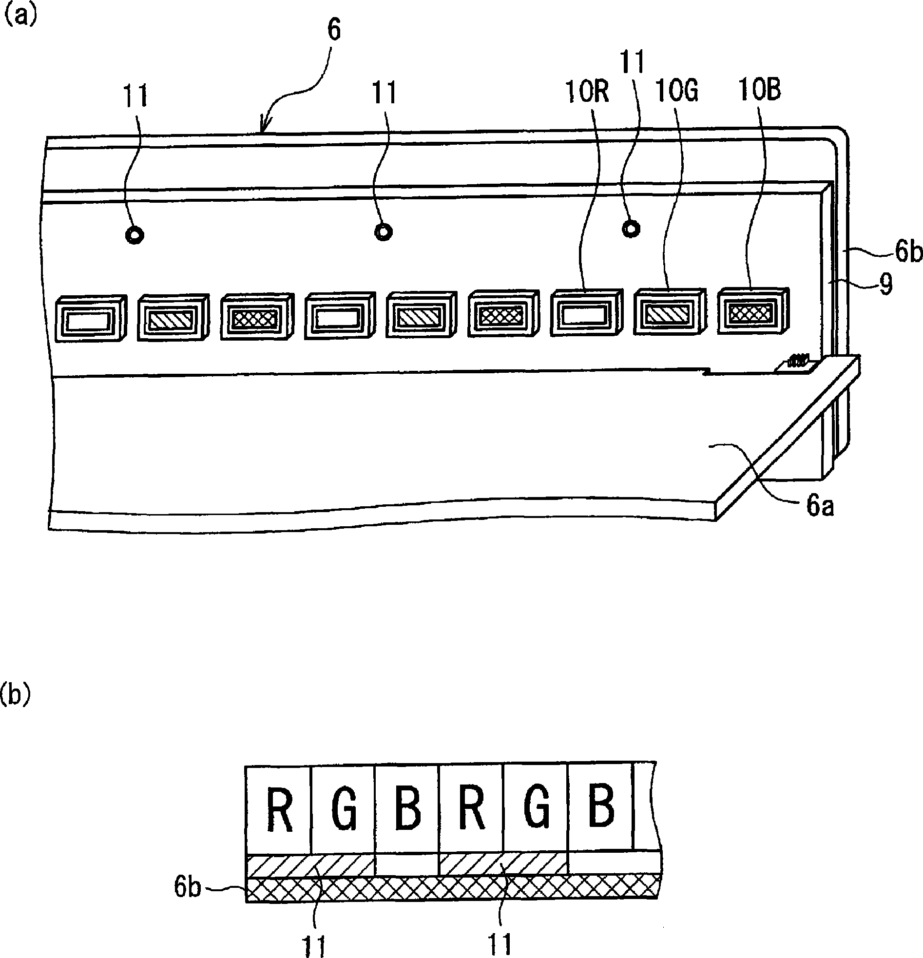 Backlight device and display device using same