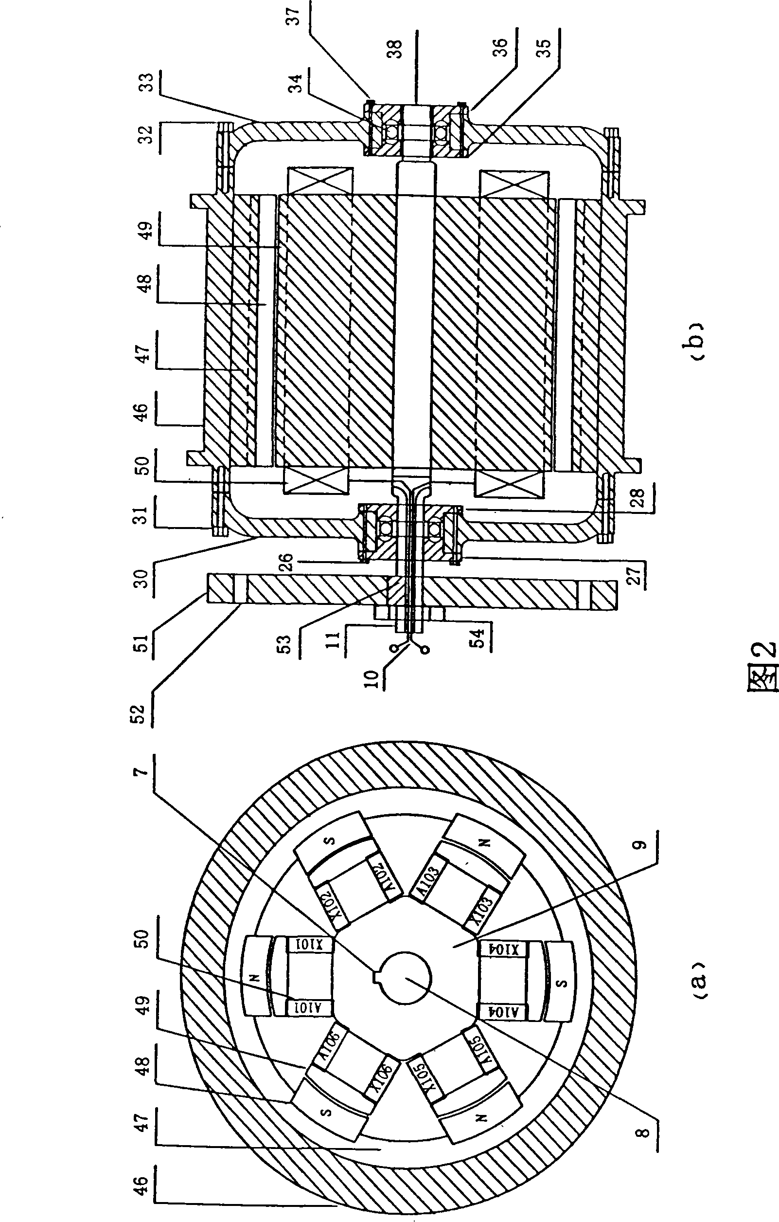 Single-phase reluctance generator