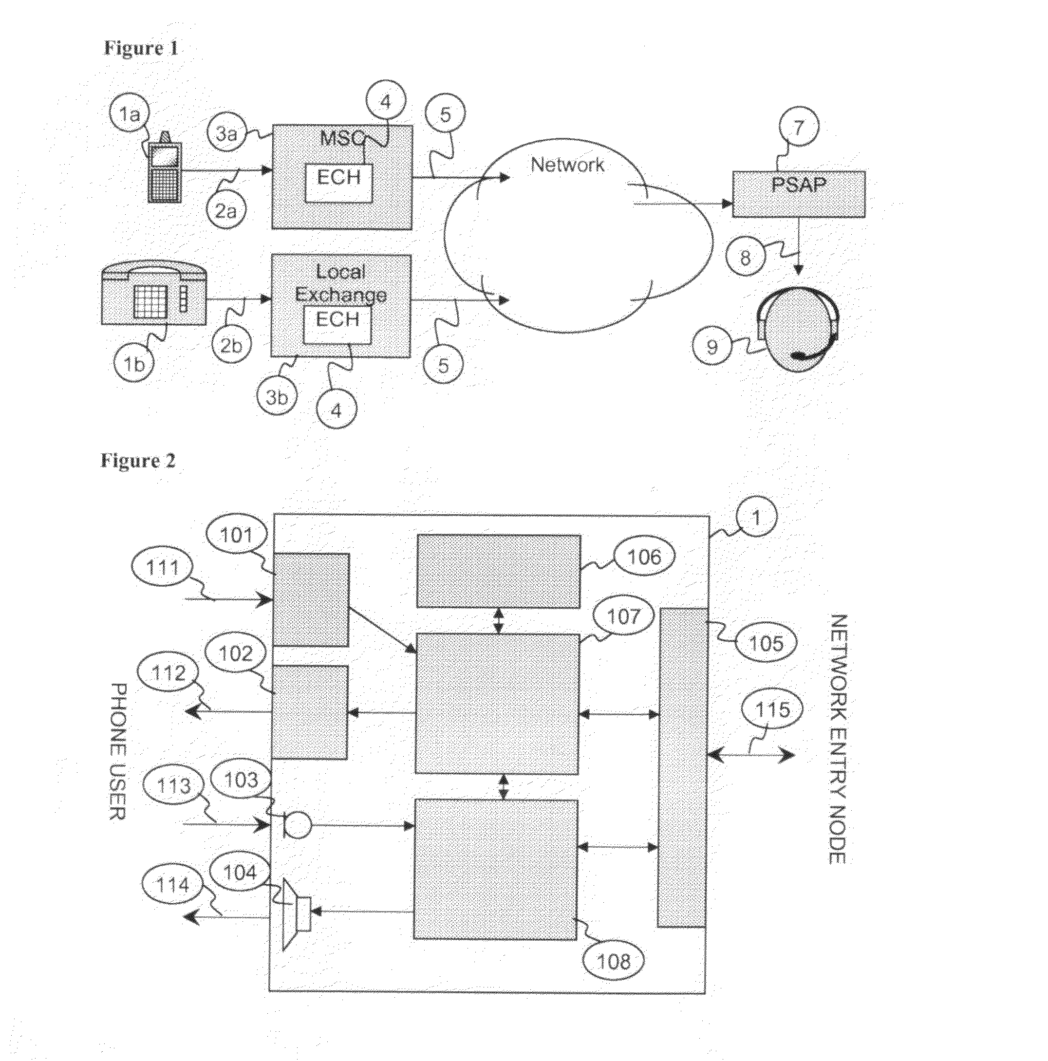 Method and system for adding information to an emergency call