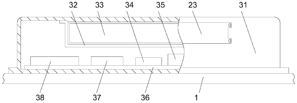 Large-scale curved surface modeling product surveying and mapping device and surveying and mapping method