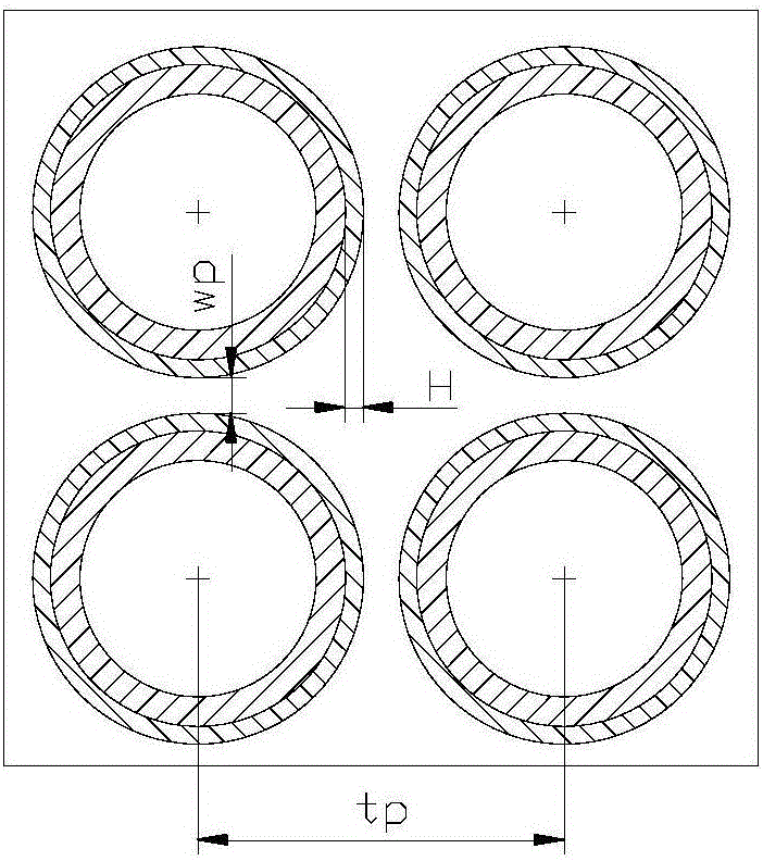 Loose fit twisted band ball and tube heat exchanger