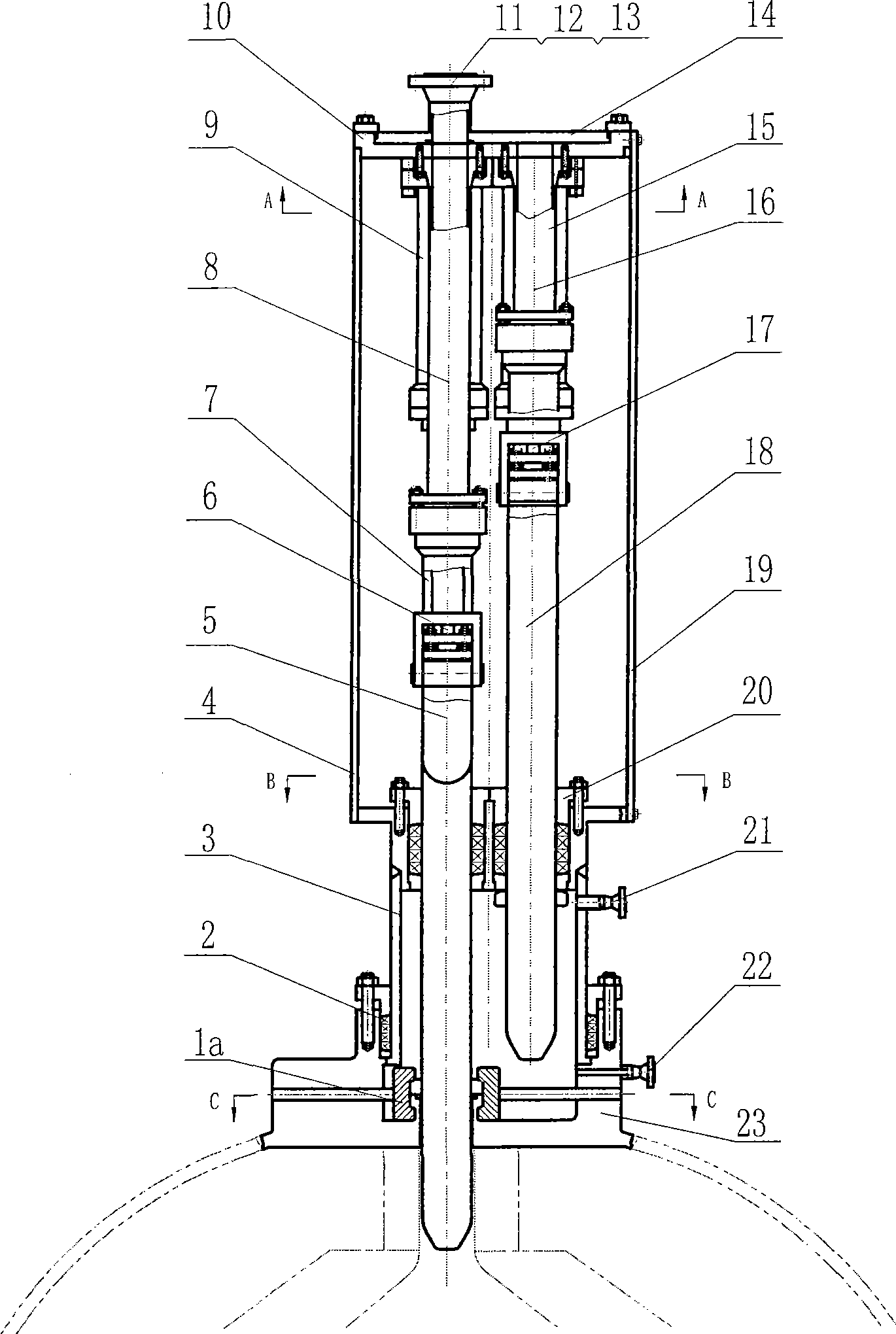 Method and apparatus for exchanging nozzle on line