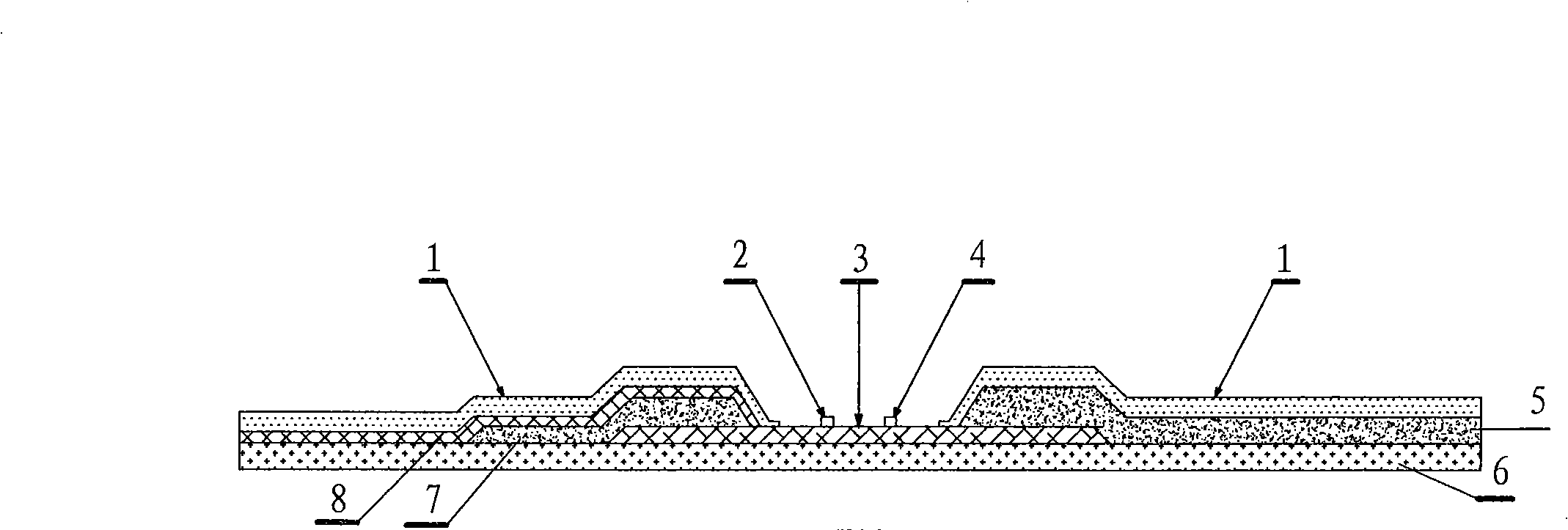 Colloidal gold method detecting reagent for extrauterine pregnancy and number of pregnancy days, and preparation thereof