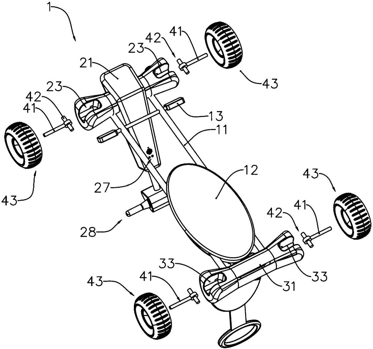 Transformable stroller and application method thereof