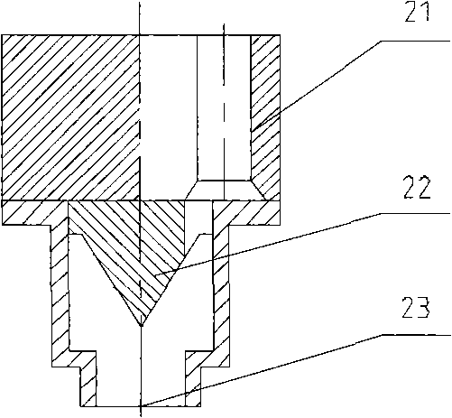 Coaxial powder feeding system for quickly molding and producing functional gradient material with laser