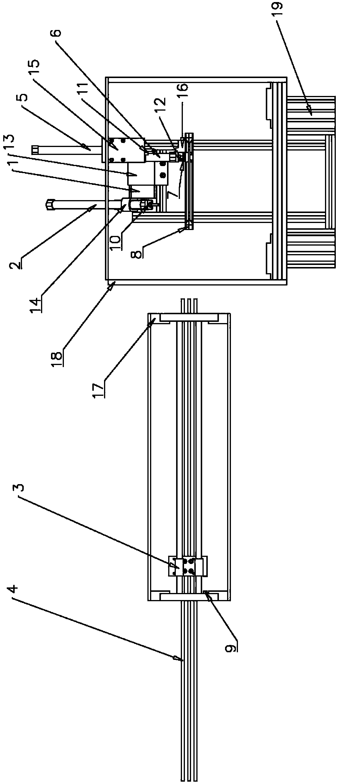Continuous weft insertion and overlock device based on three-dimensional loop knitting machine and its weft insertion method