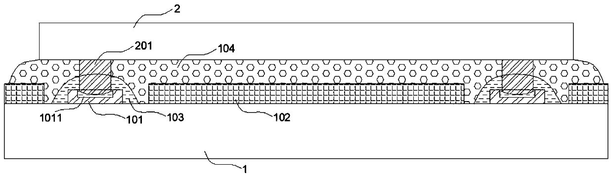 Microelectronic package, flip process and application thereof, and microelectronic device