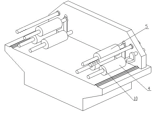 Conveying device used for machining chase mortises of wood floor
