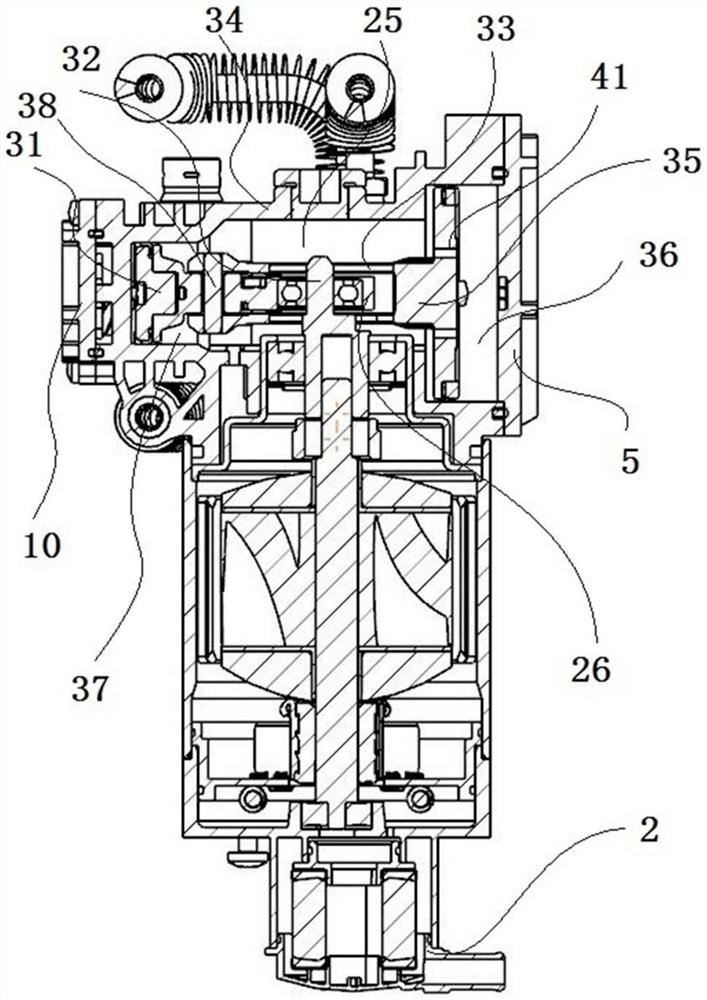 Air supply output device of air suspension