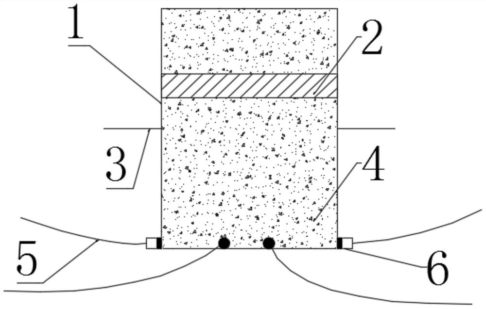 Treatment method for local water gushing of foundation pit