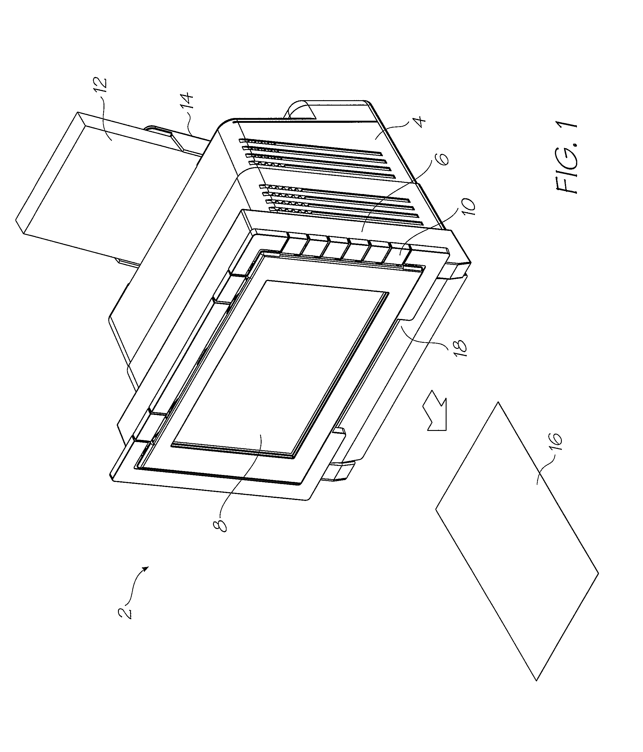 Printhead with elongate array of nozzles and distributed pulse dampers