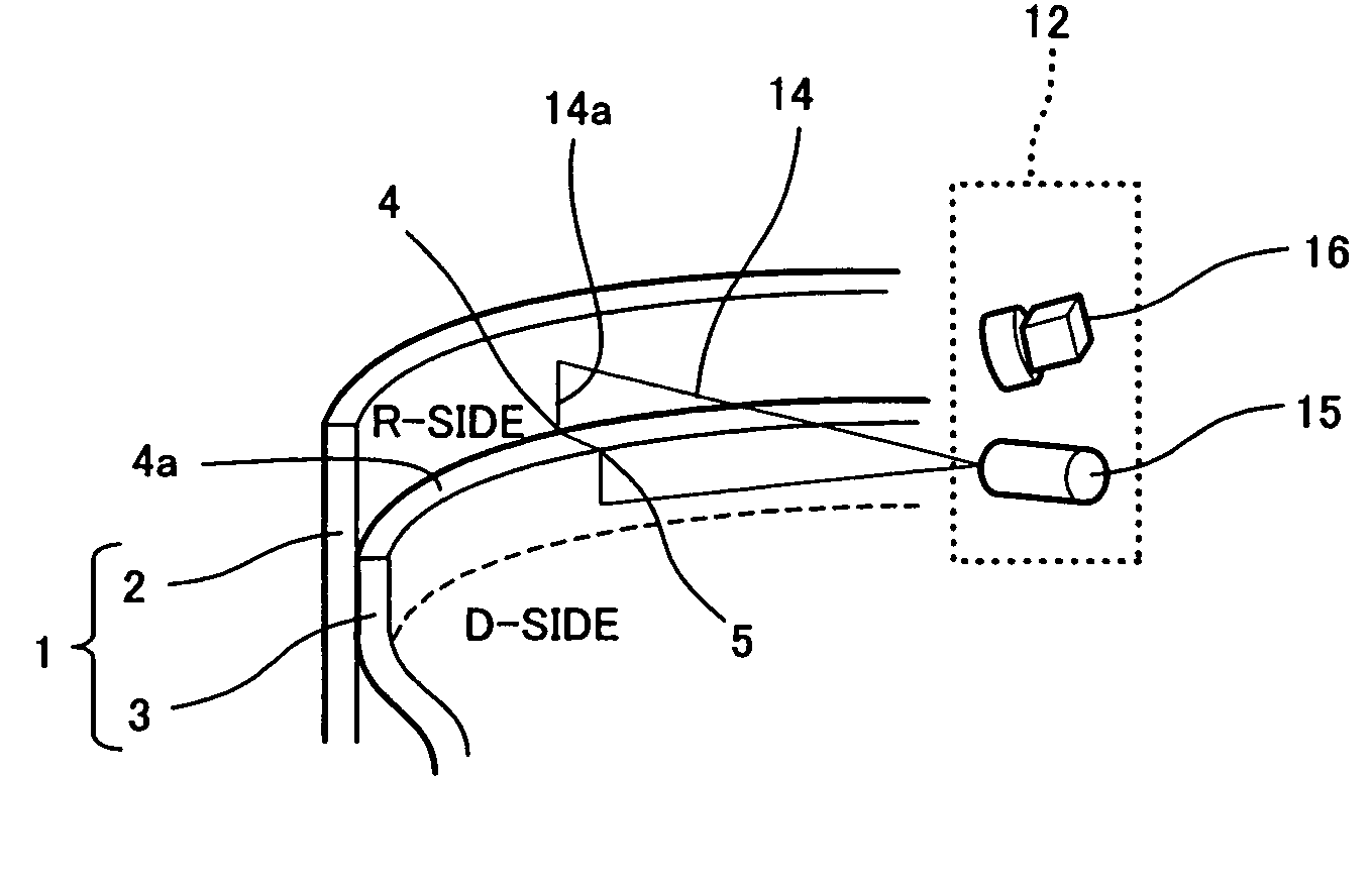 Method, apparatus and system for measuring a welding-groove position