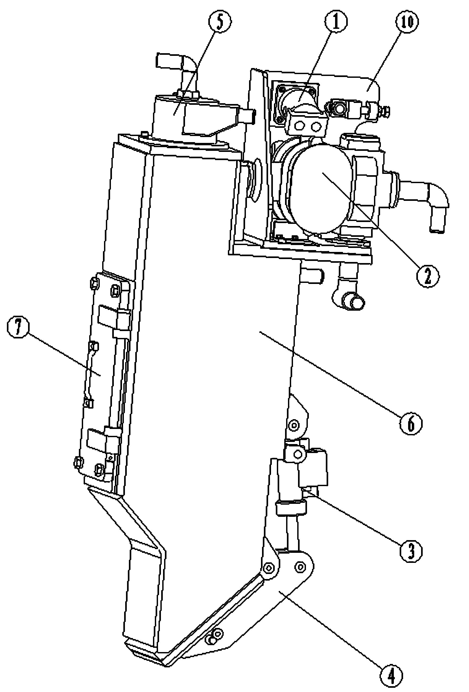 Integrated vacuum negative-pressure three-level dust removal system