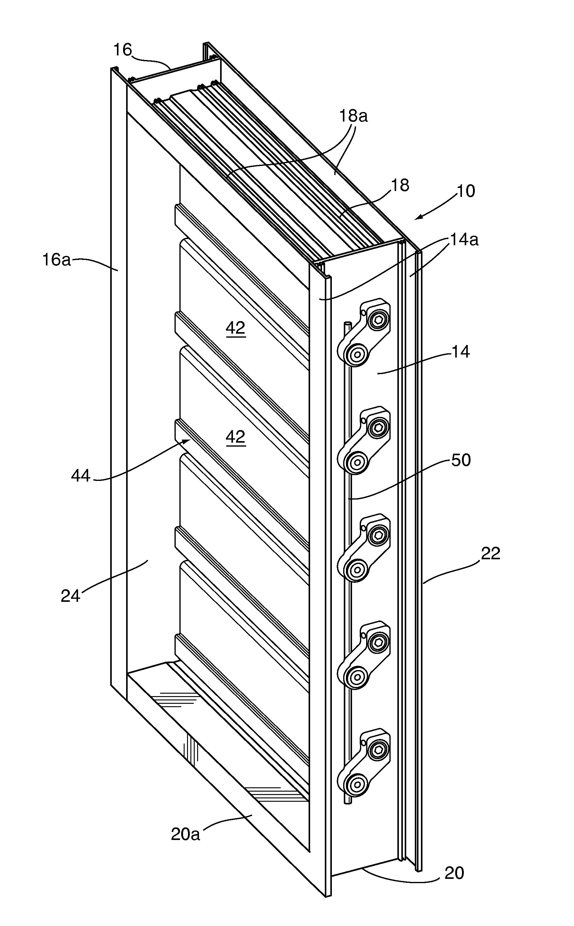 Counterweighted backdraft damper blade with improved airflow profile