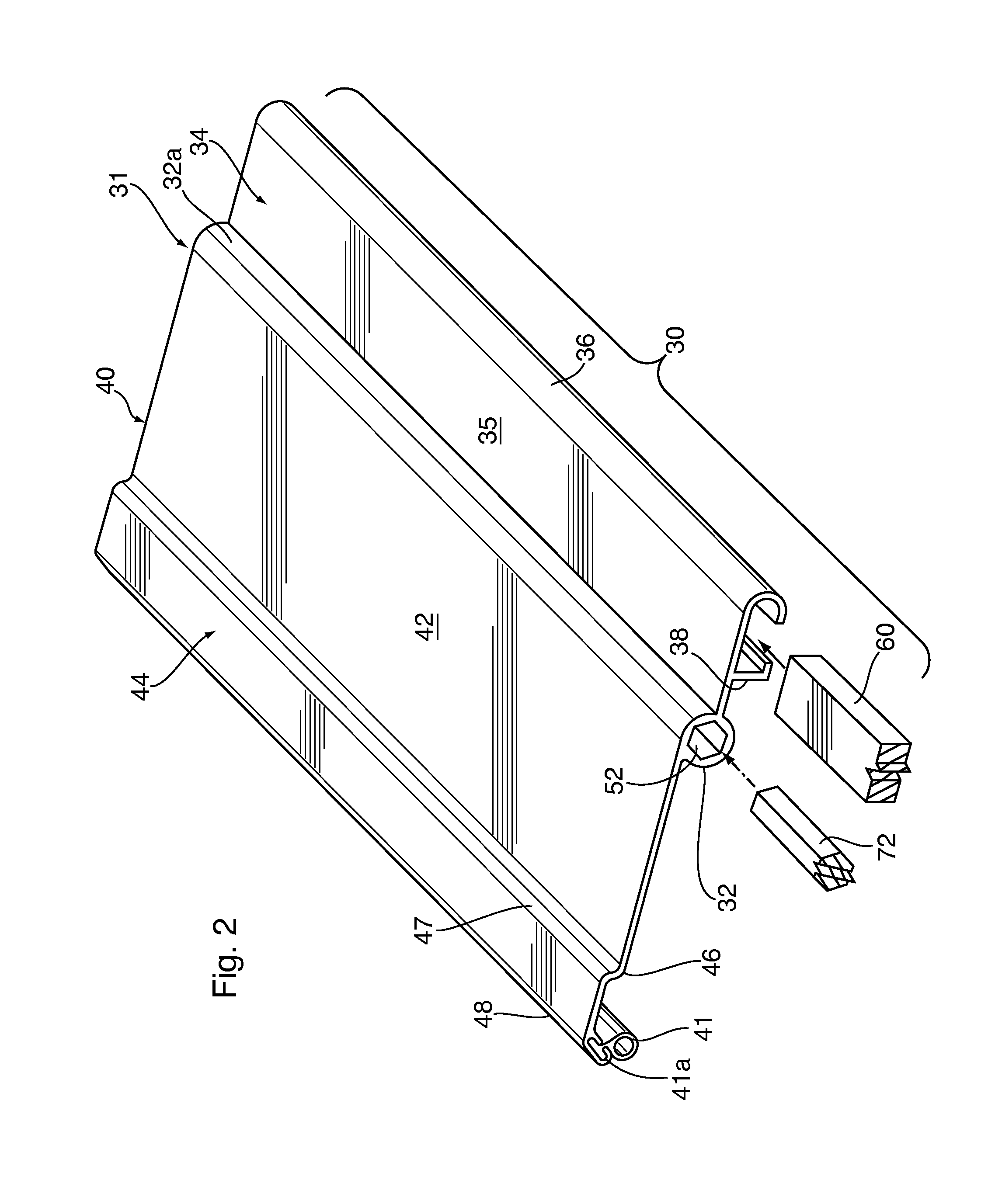 Counterweighted backdraft damper blade with improved airflow profile