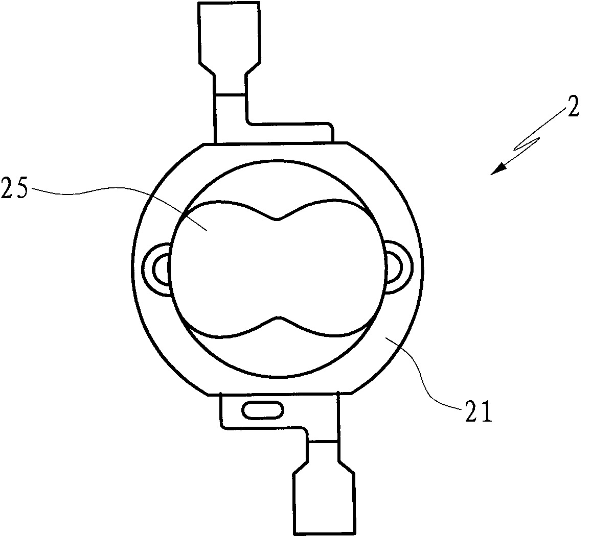 LED and LED street lamp