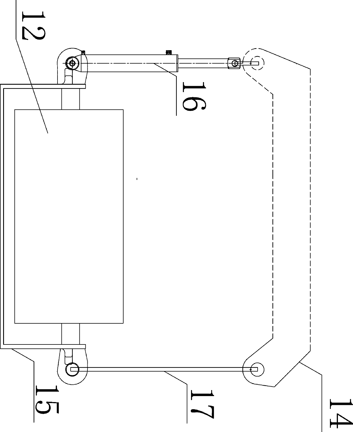 Adjustable frame rear hanging and filling belt and use method thereof