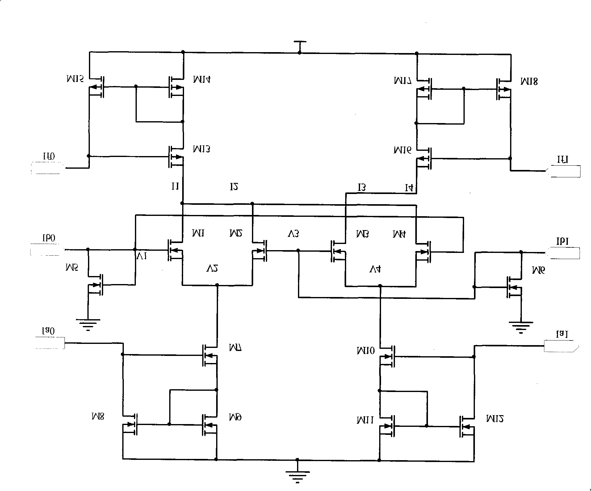 Analog probability AND gate circuit designed by CMOS transistor