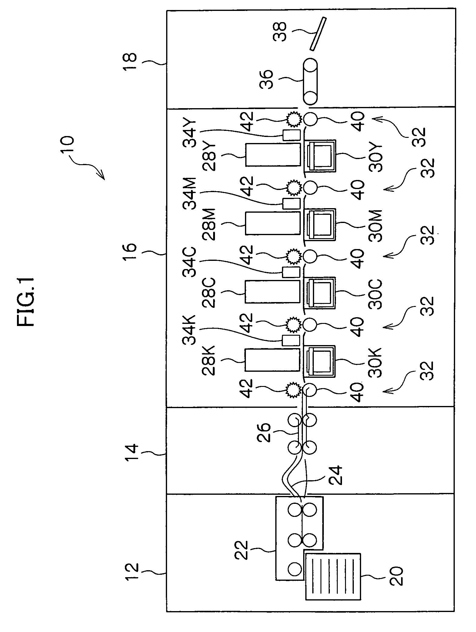 Ink jet recording device and method for ink jet recording using the same