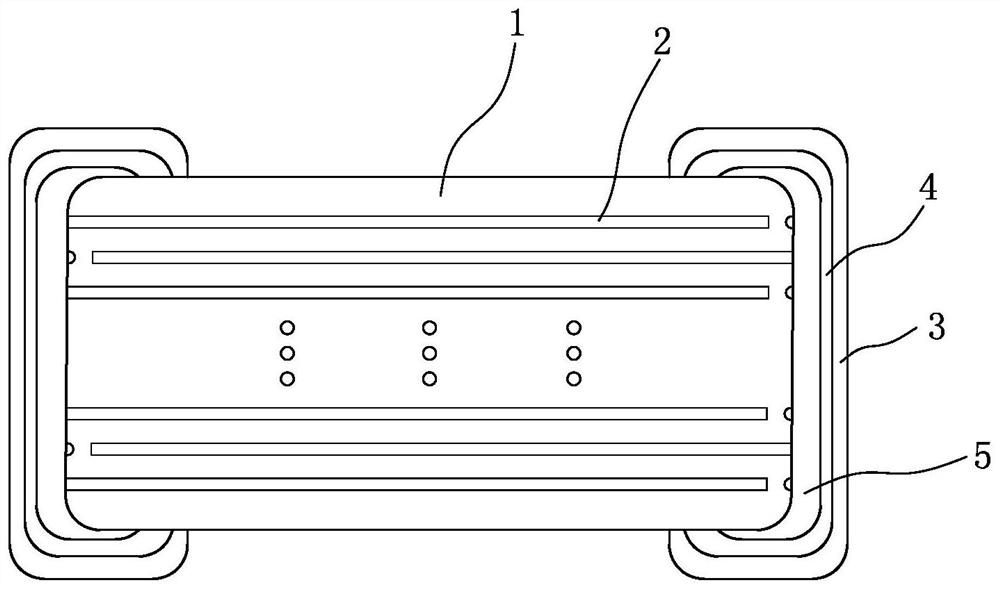 A kind of high-voltage ceramic pulse capacitor, dielectric material and preparation method thereof