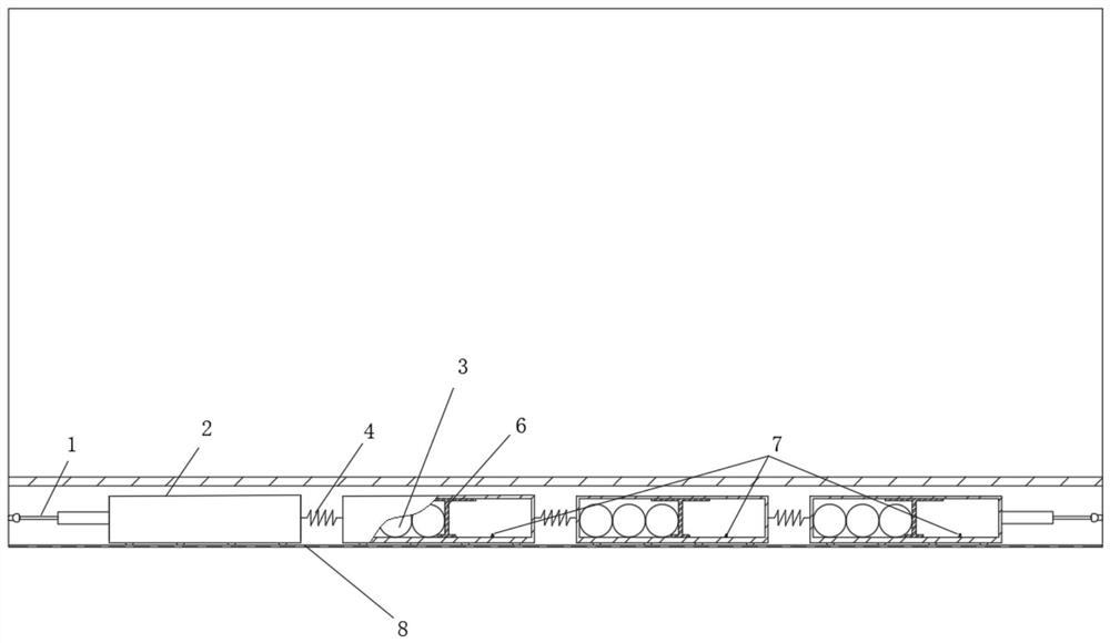 A self-resetting variable stiffness composite damper