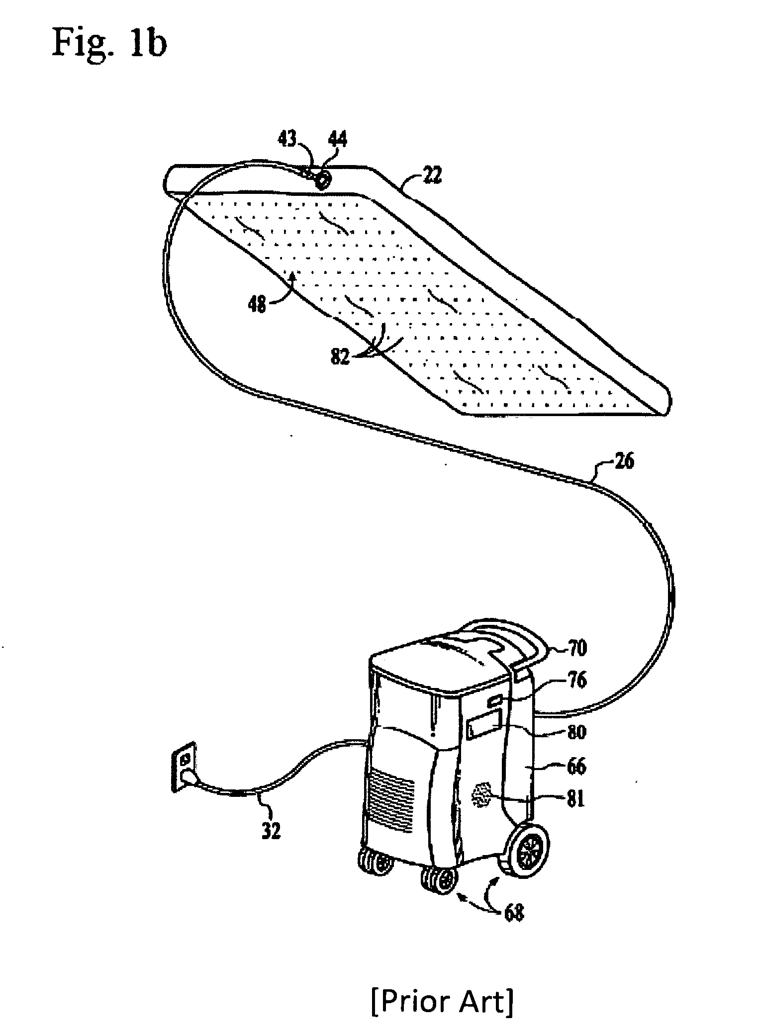 Patient lifter with intraoperative controlled temperautre air delivery system
