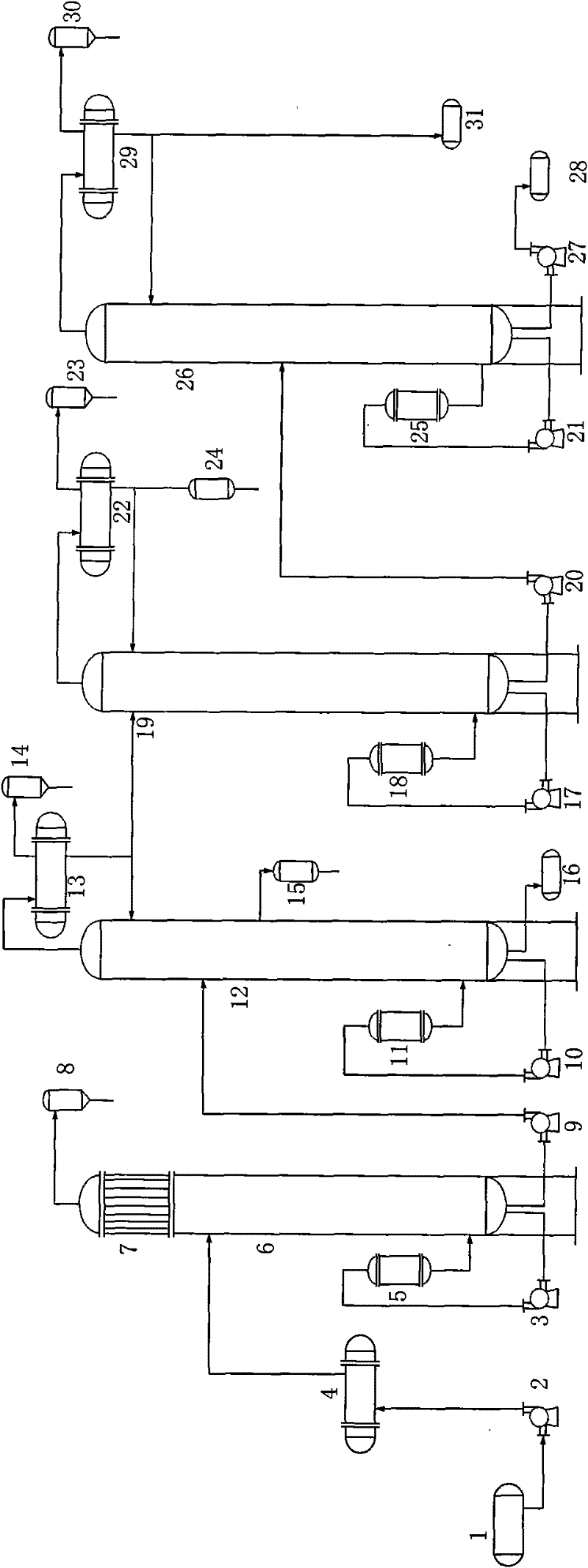Method and device for manufacturing pure white spirit