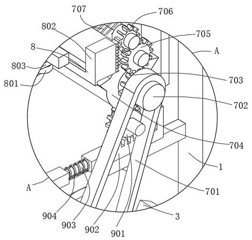 Solid waste treatment device used after rigid polyurethane foam processing