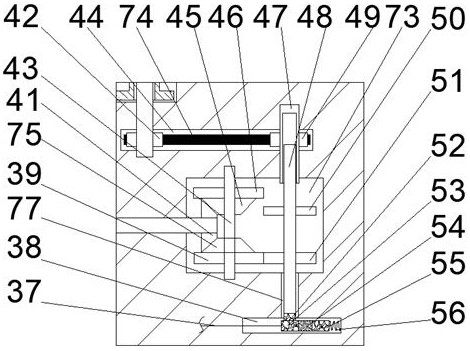 Automatic parking charging telescopic pile device for preventing car following fare evasion