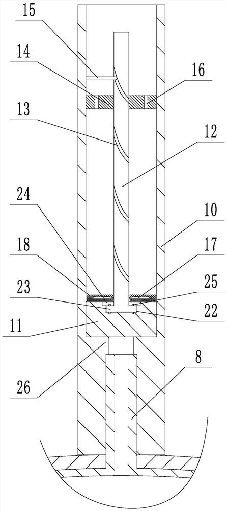 Gas path gas leakage detection structure of chromatographic instrument for laboratory