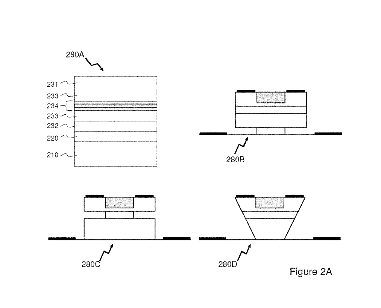 Vertically-coupled surface-etched grating dfb laser