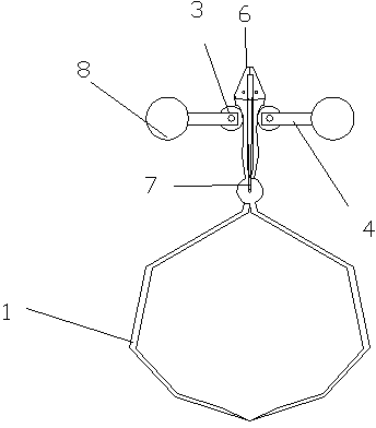 Peanut harvesting device capable of grasping and loosening through meshing of gears