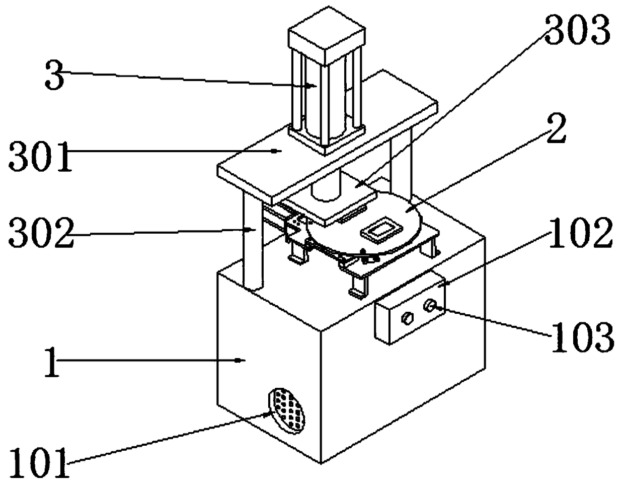 Pressing device of integrated circuit board