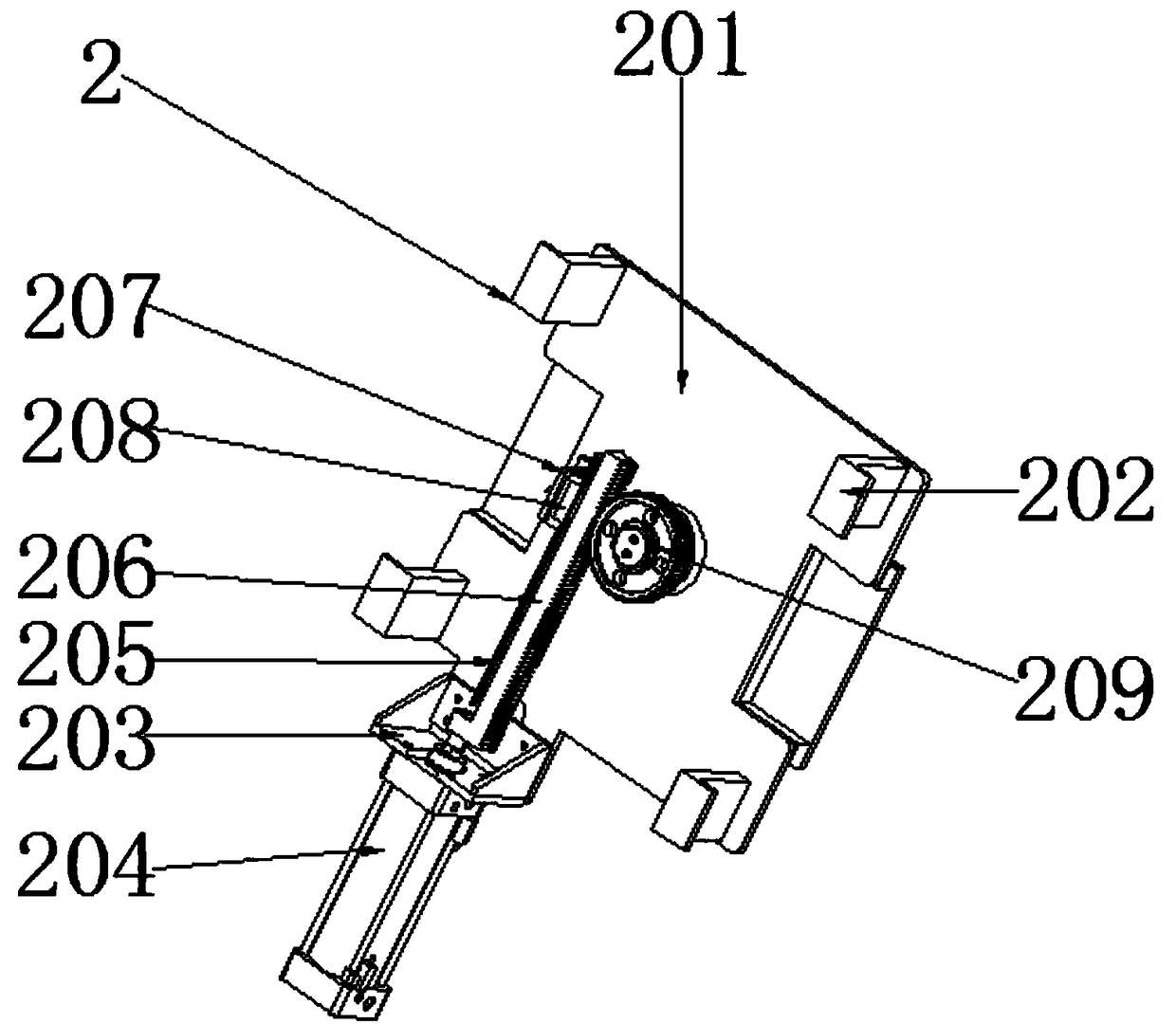 Pressing device of integrated circuit board