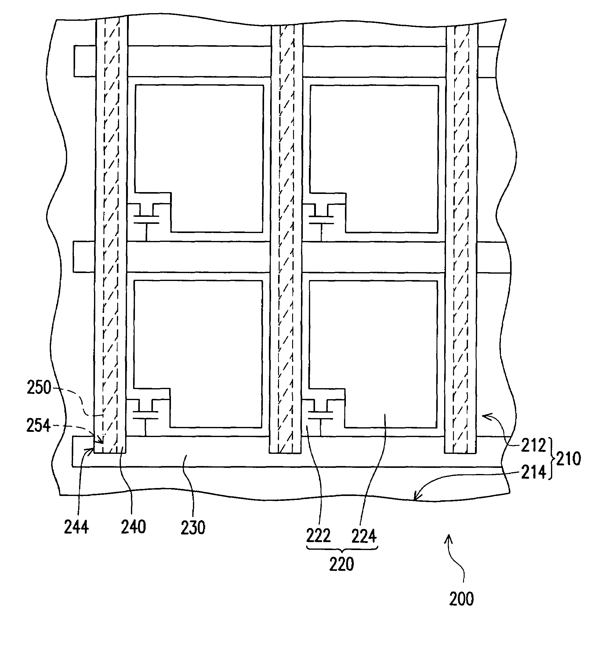 Thin film transistor array substrate having scan or data lines extending to peripheral area without exceeding respectively outmost data and scan lines for reducing electrostatic discharge damage