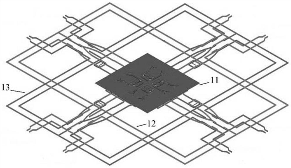 A dual-polarized two-dimensional multi-beam antenna array