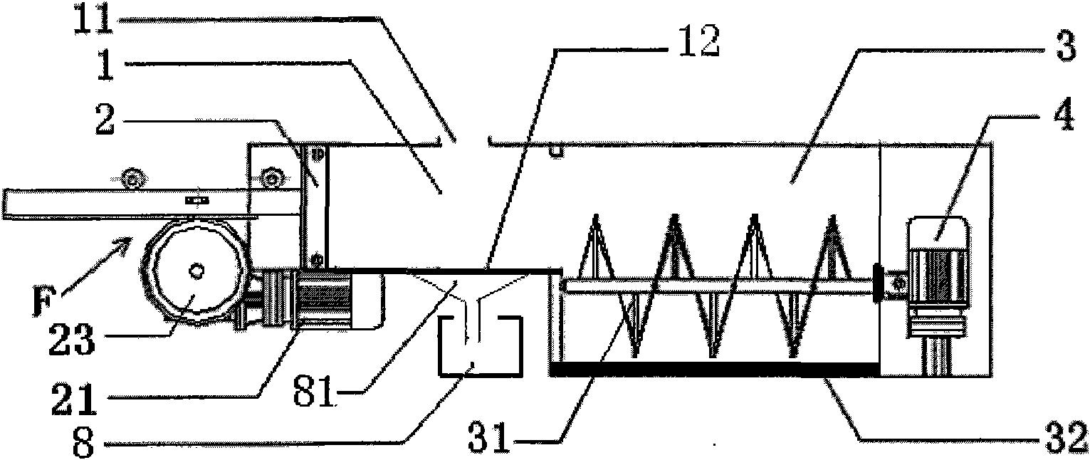 Solid-liquid separation treatment device