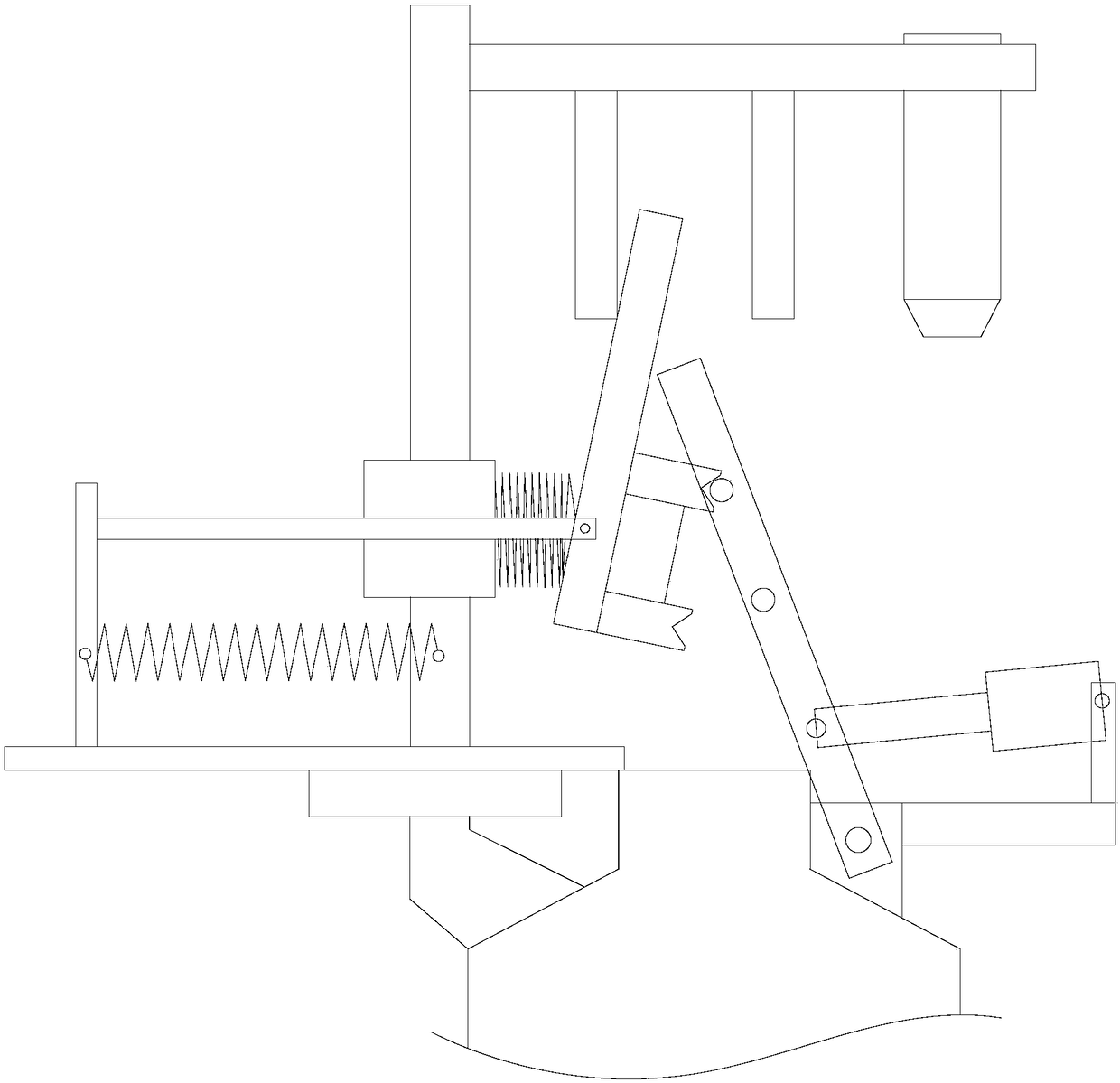 Feeding device for chemical reaction tank