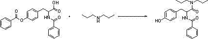 Novel method for synthesizing tiropramide hydrochloride