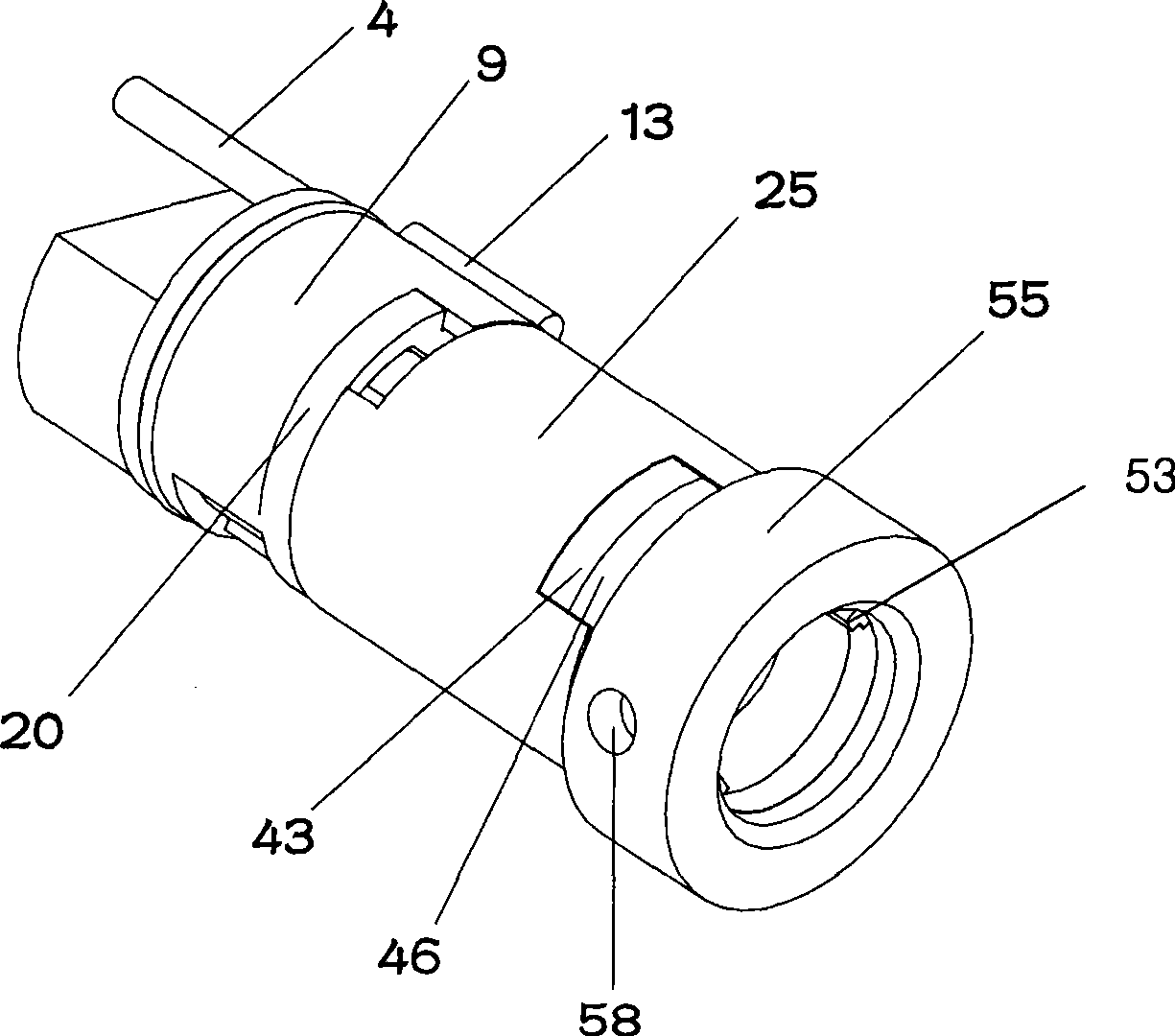 Electronic lock core with clutch device and electronic lock system therewith