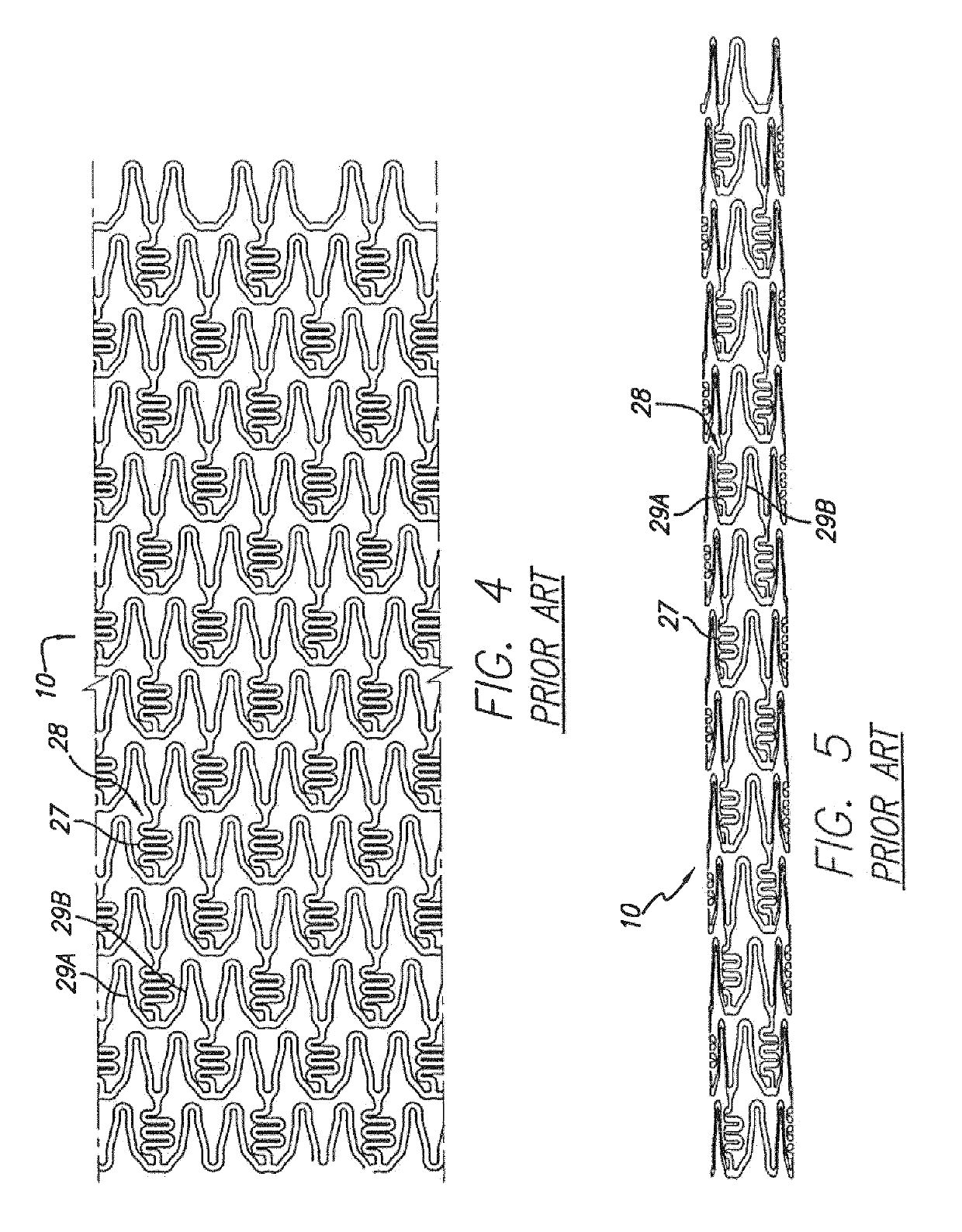 Intravascular stent having high fatigue performance