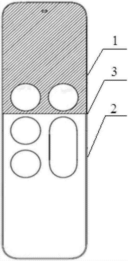 Preparation method of glass surface with partial frosted area