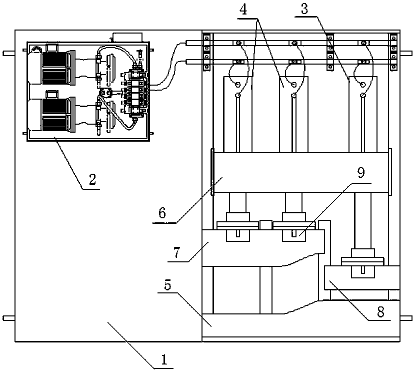 Induction coil copper pipe forming device