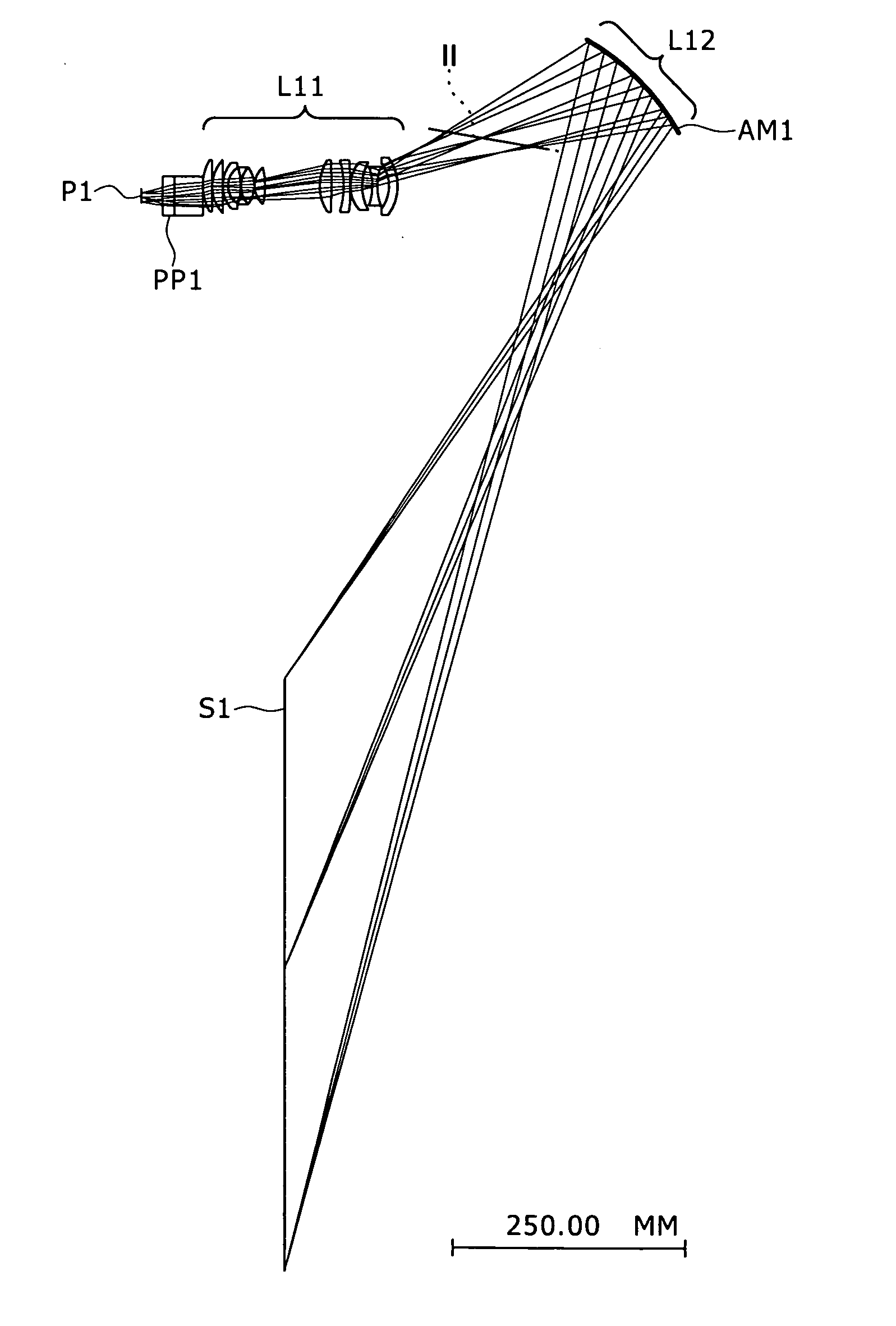 Projection optical system and projection-type image display apparatus
