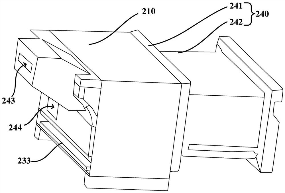 Refrigerator with freezing storage assembly