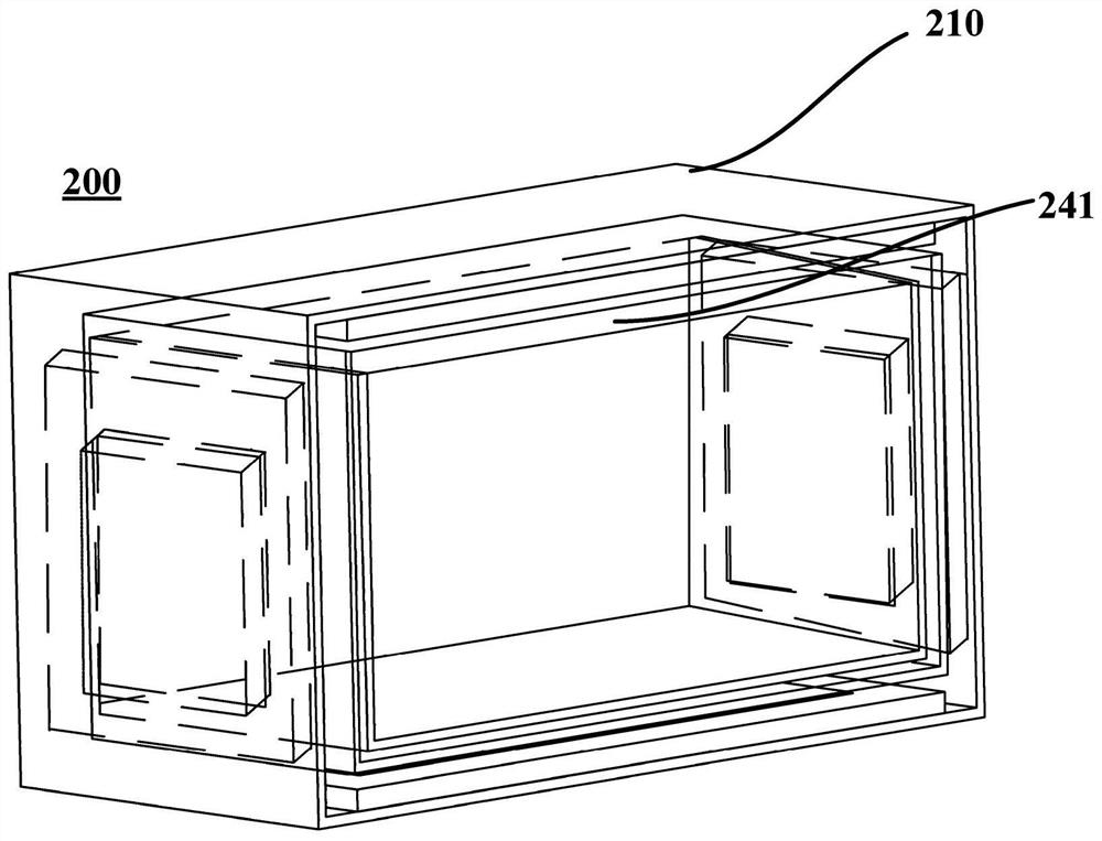 Refrigerator with freezing storage assembly