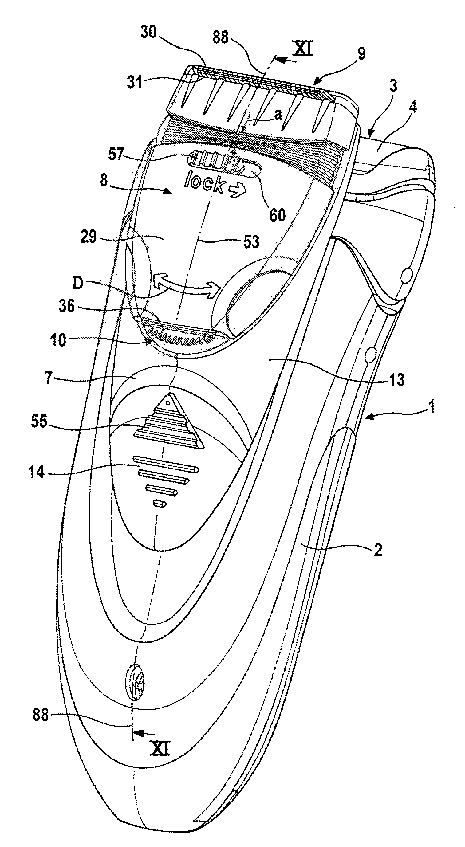 Electrically Operated Hair Cutting Device