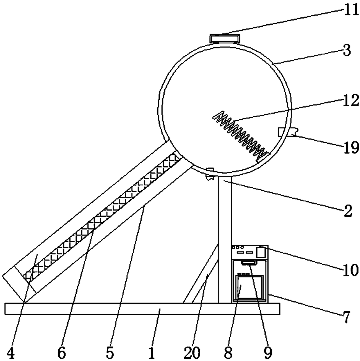 Multifunctional solar water heater