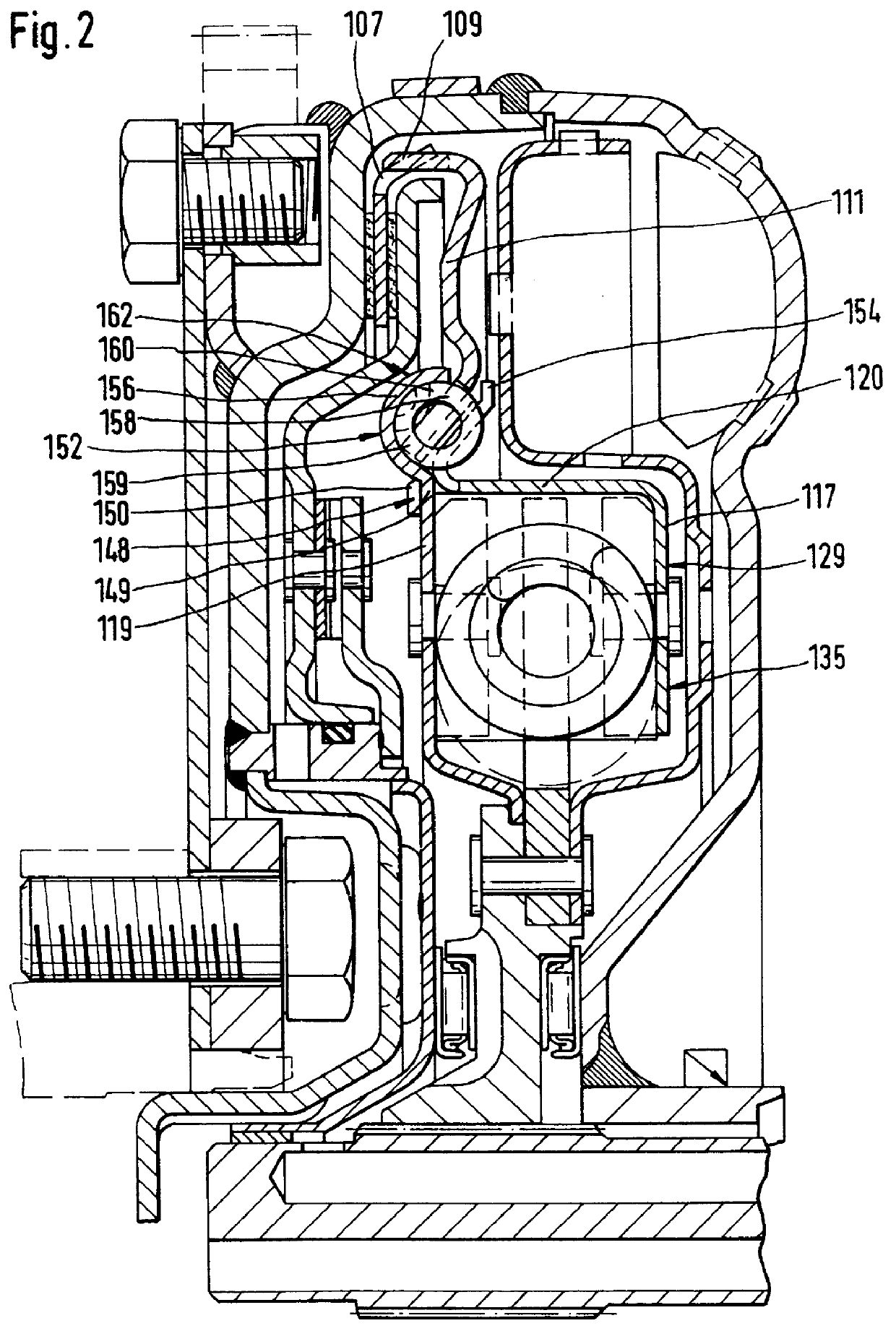 Hydrodynamic coupling device with a lockup clutch