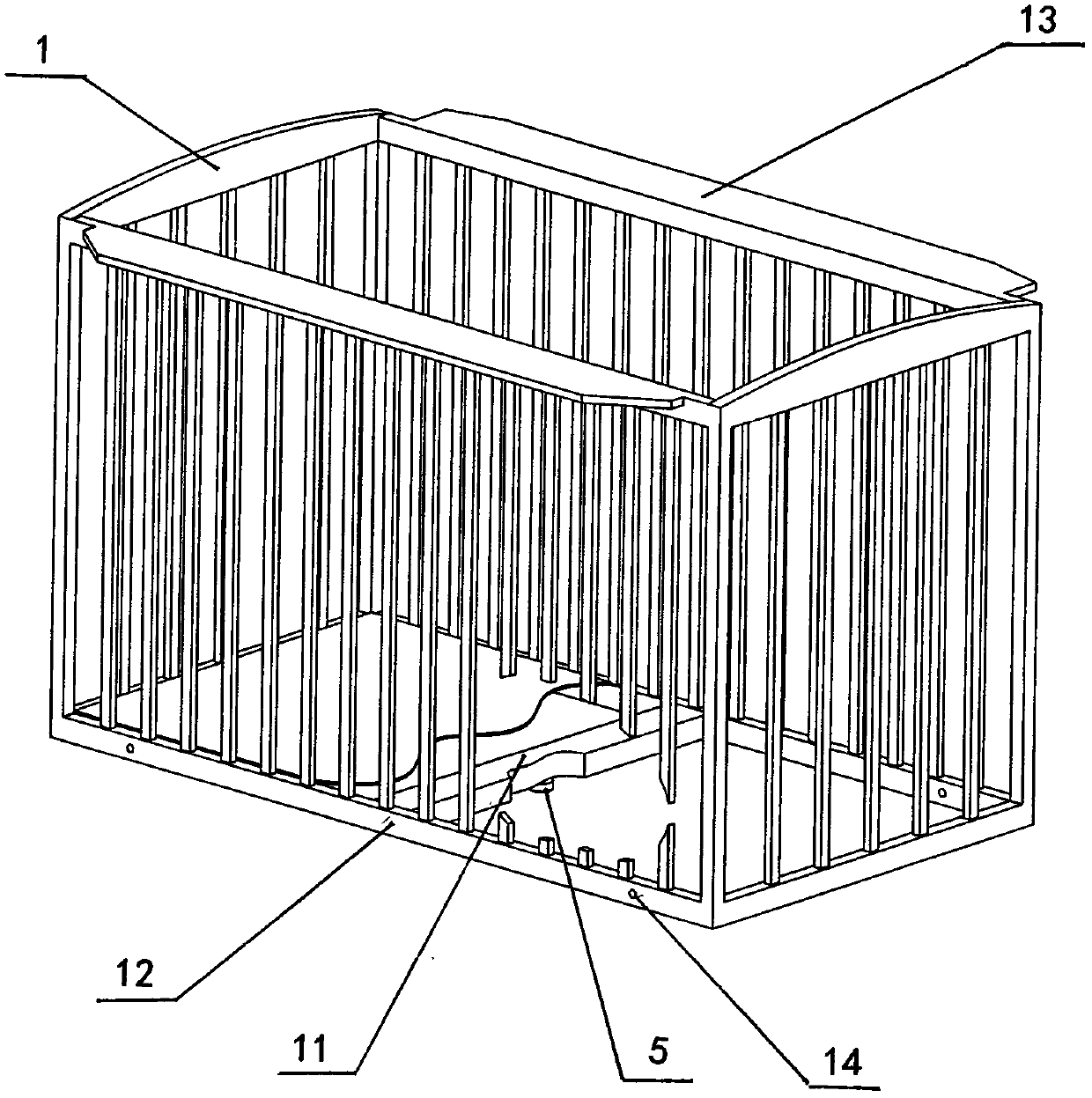 Magnetic-moving child shaker